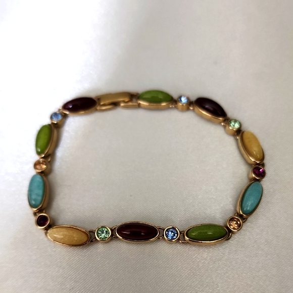 Liz Claiborne Jewelry - Vintage LIZ CLAIBORNE GEM BRACELET